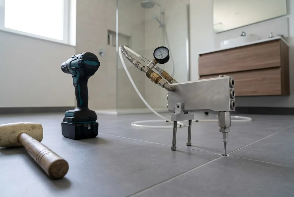 Kitbedrijf Ommen – holle tegels injecteren